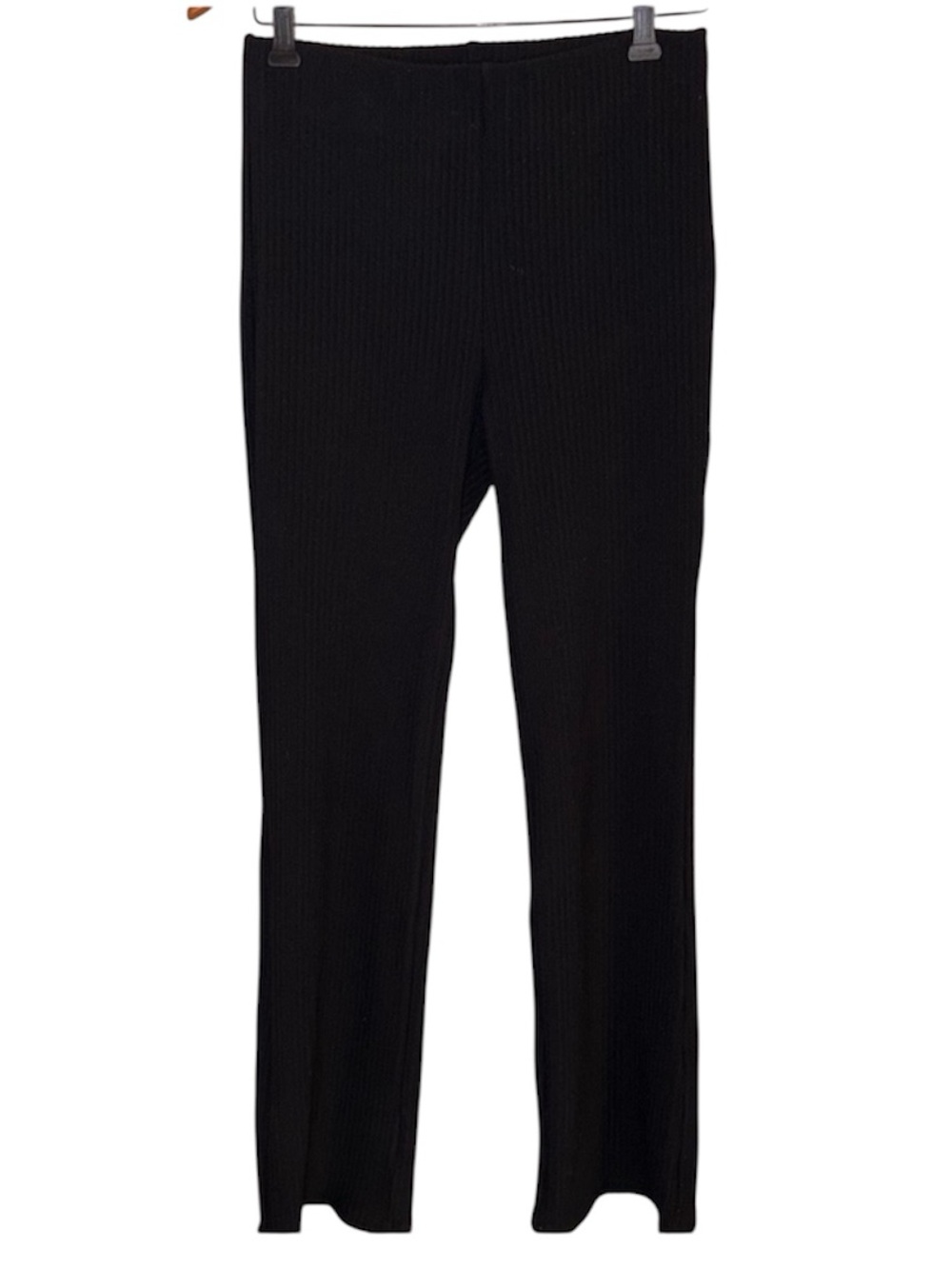 A Bronze‎ Age Ribbed Stretch Pants Minimalist Lounge Knit Black
